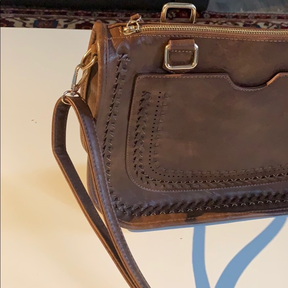 Madison West Tooled Leather Bag - Picture 3 of 7